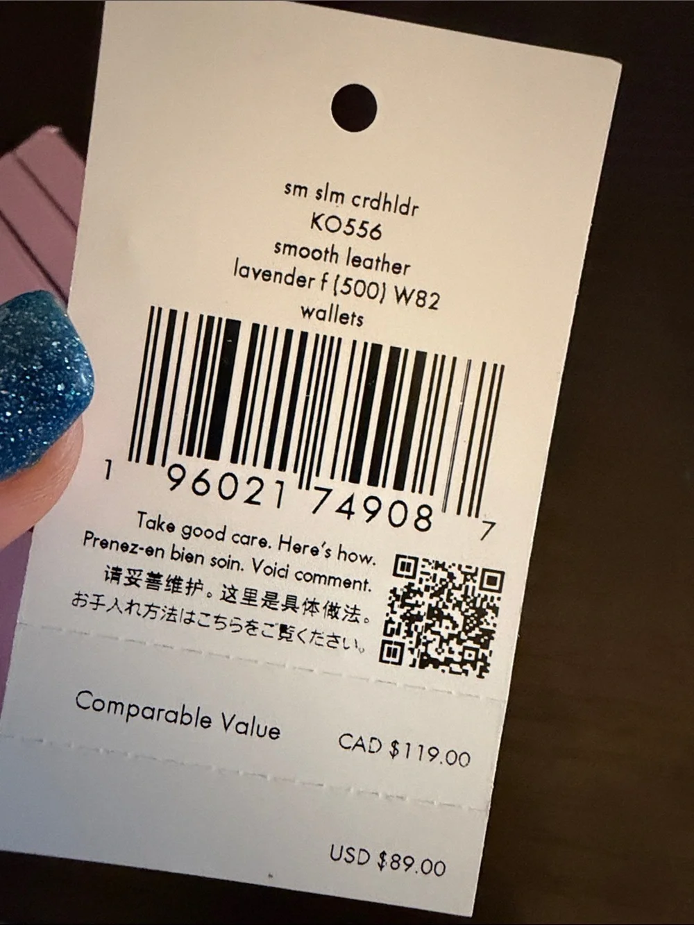 kate spade compact card